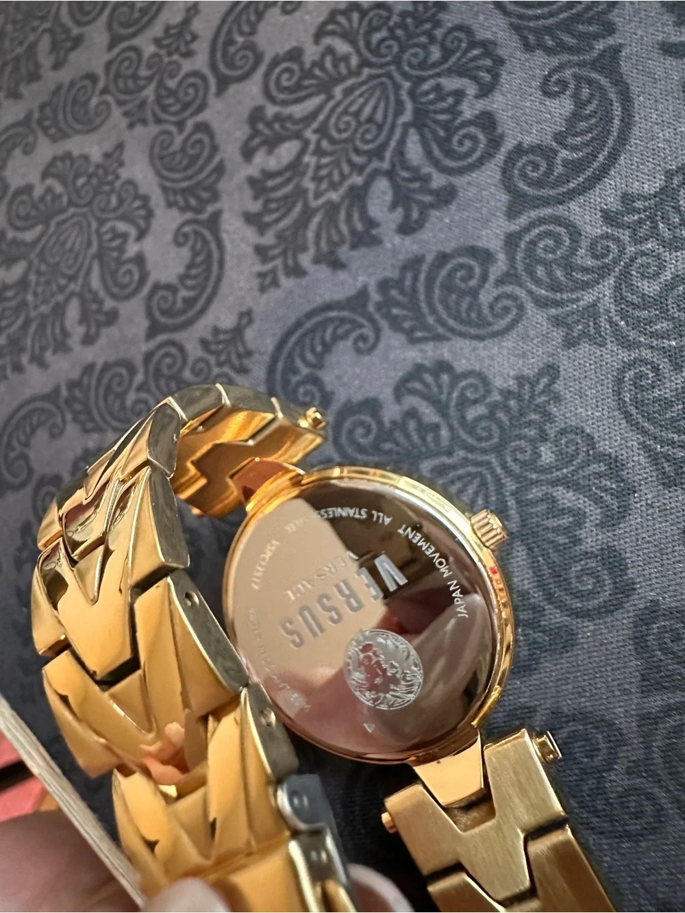 Versus Versace Gold-Tone Women's Bracelet Watch with White Dial